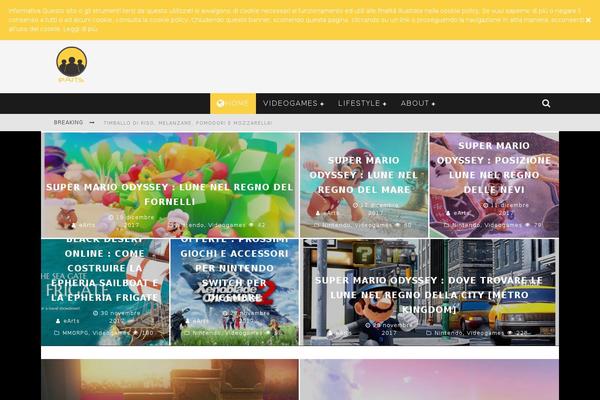 Valenti theme site design template sample