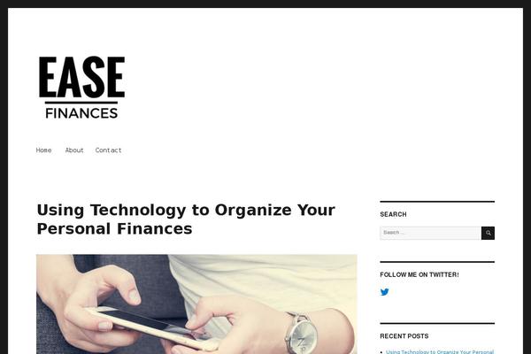 Twenty Sixteen theme site design template sample