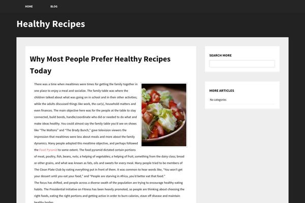 Candour theme site design template sample