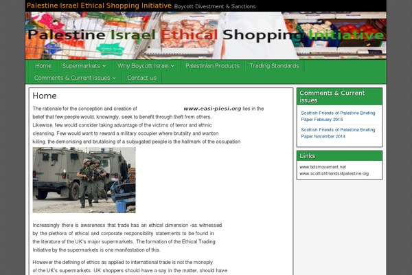 easi-piesi.org site used Frontier