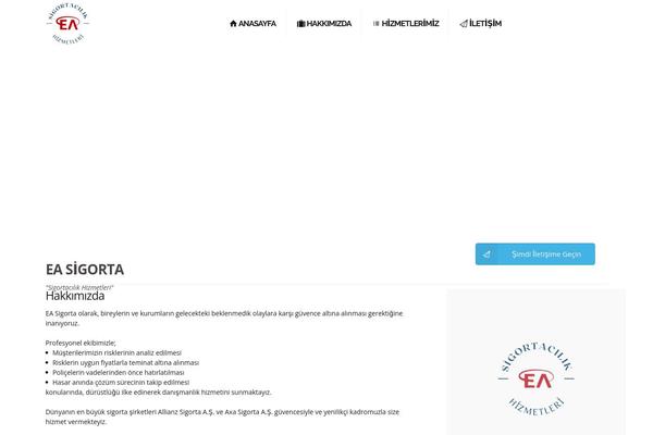 easigorta.com site used Kurumsal