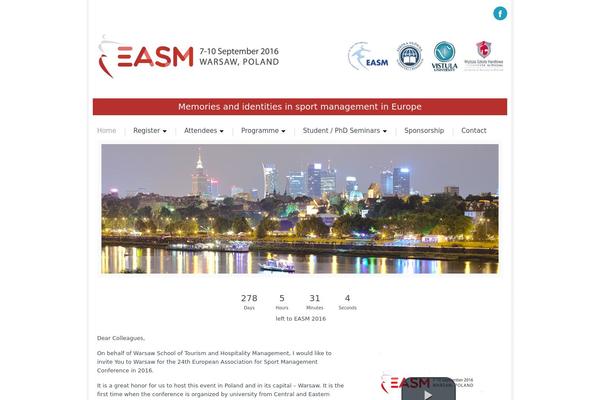 Evento theme site design template sample
