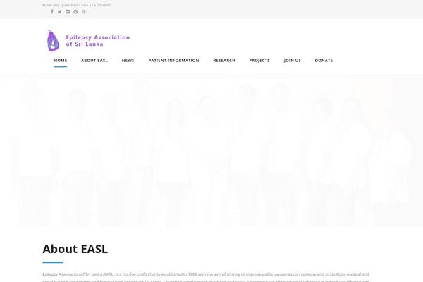 easrilanka.org site used Easl