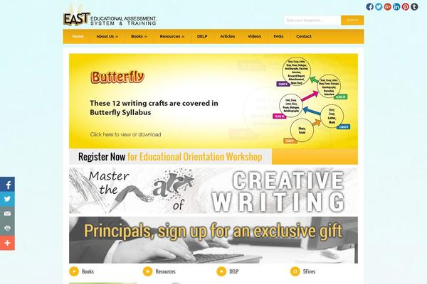 East theme websites examples
