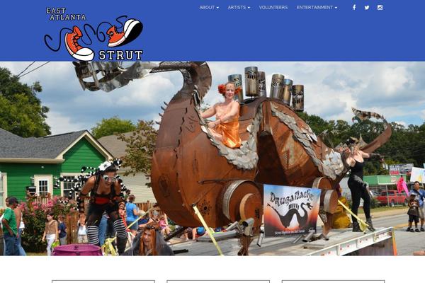 National theme site design template sample