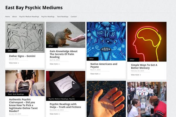 Gridly theme site design template sample