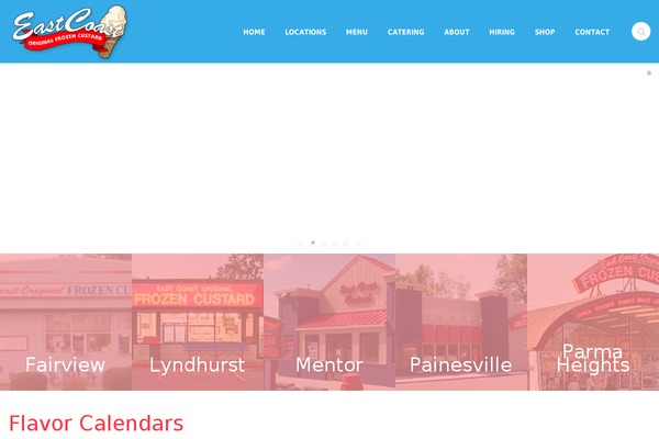 eastcoastcustard.com site used Medusa-child-theme