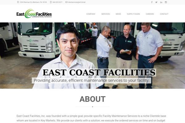 Xenia theme site design template sample
