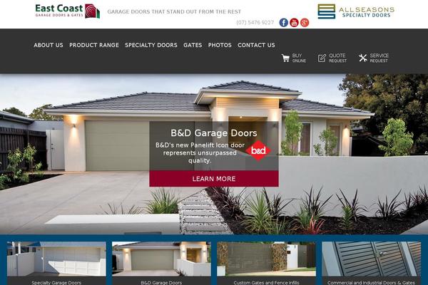 eastcoastgaragedoors.com.au site used Ecgd