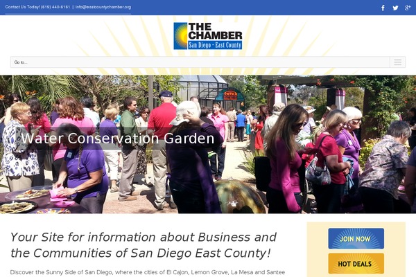 eastcountychamber.org site used Avada
