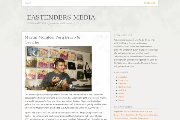 Tribune theme site design template sample