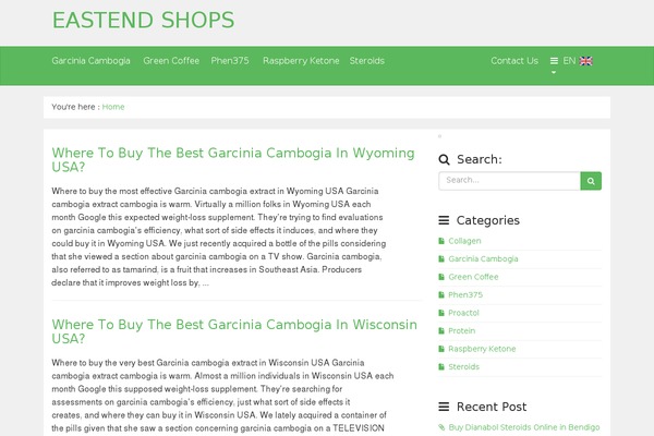 eastendshops.com site used Blogic