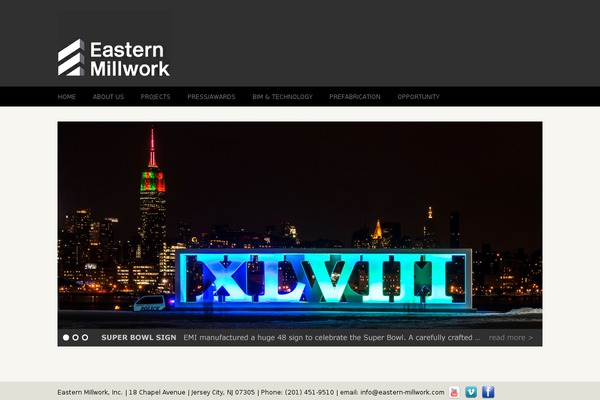 eastern-millwork.com site used Gladica
