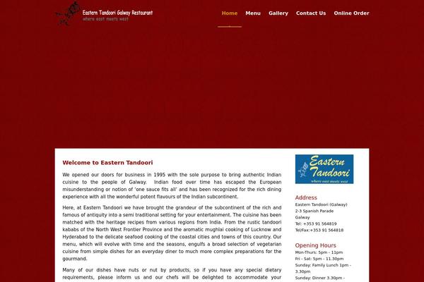 Enfold theme site design template sample