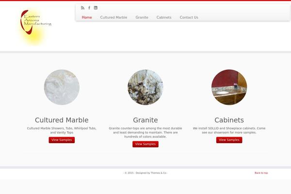 Customizr theme site design template sample