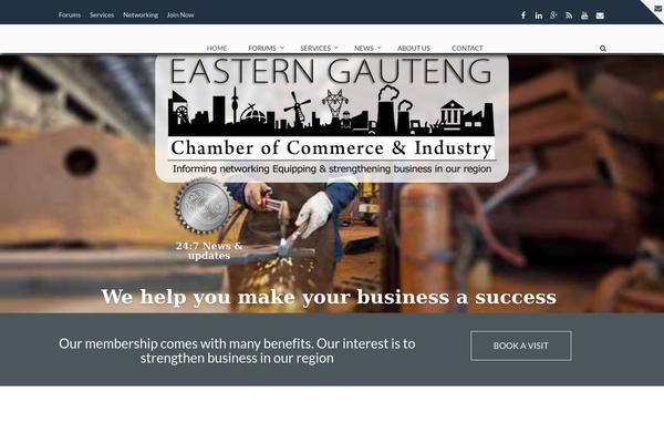 Vglacier theme site design template sample