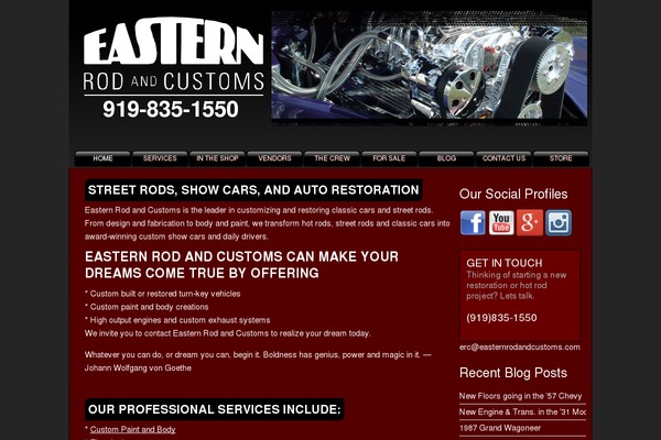 Karma theme site design template sample