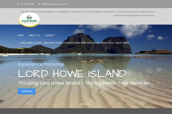 easterntourservices.com.au site used Traveltour-child