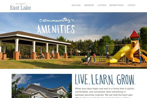 Vellum theme site design template sample