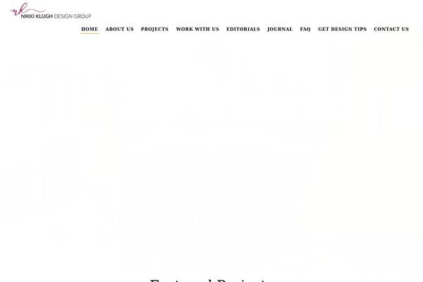 Ambient theme site design template sample
