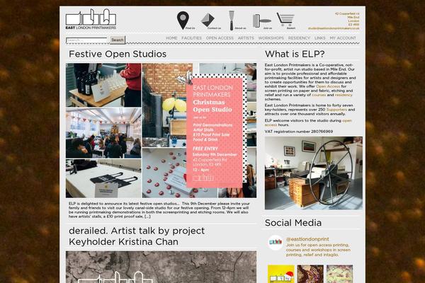 eastlondonprintmakers.co.uk site used Elp