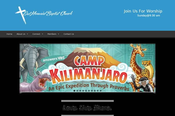 Site using Church Pack plugin