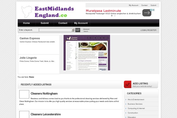 Directorypress theme site design template sample