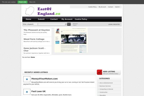 Directorypress theme site design template sample