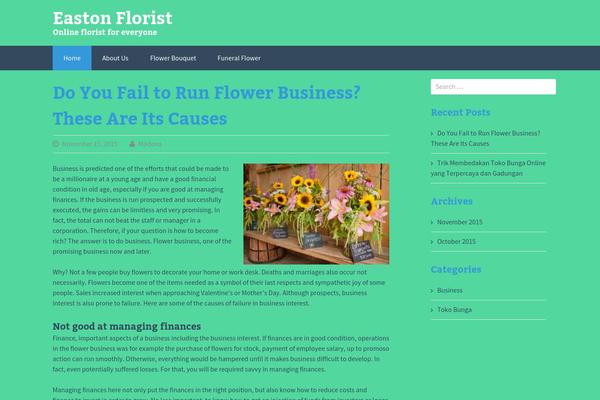 FlatOn theme site design template sample