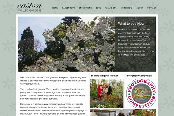 eastonwalledgardens.co.uk site used Easton