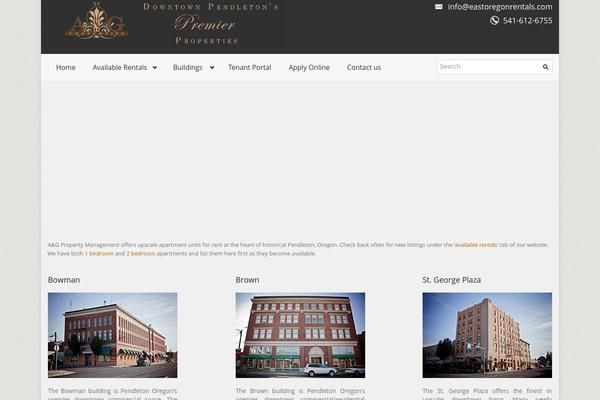 Realia theme site design template sample