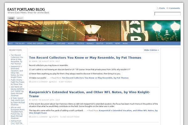 Writee theme site design template sample