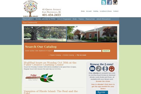 Site using Library-bookshelves plugin