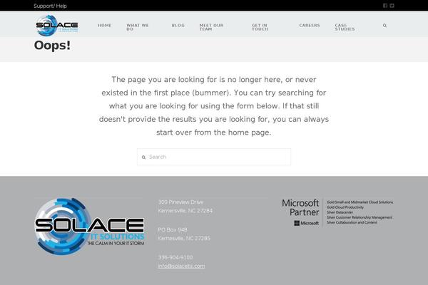 Site using Cornerstone plugin