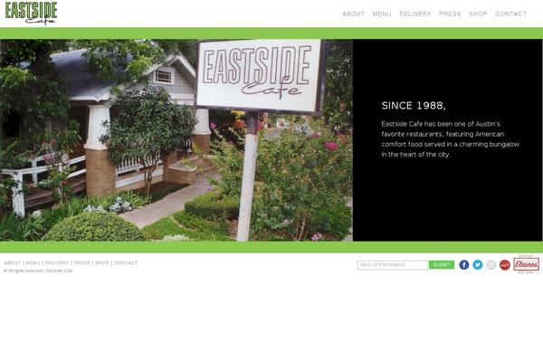eastsidecafeaustin.com site used Esc