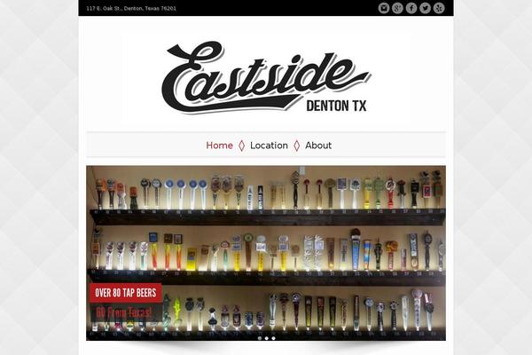 Hipster theme site design template sample
