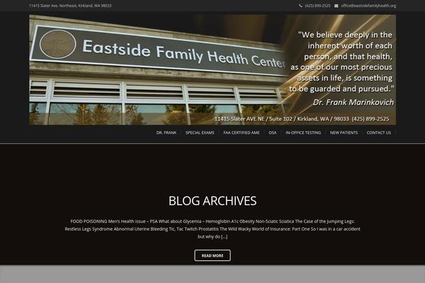 Modality theme site design template sample