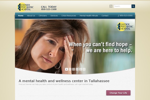 Wellness theme site design template sample