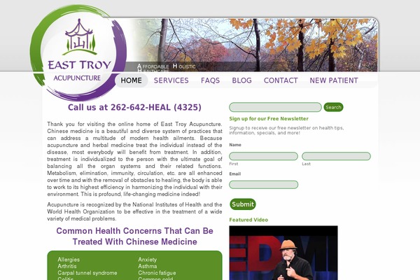 Divi Child theme site design template sample