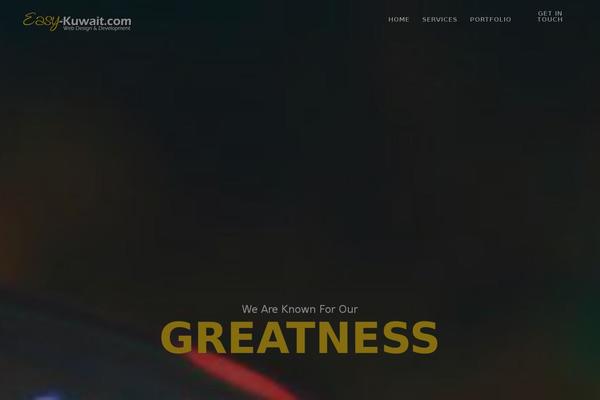 Qamar theme site design template sample