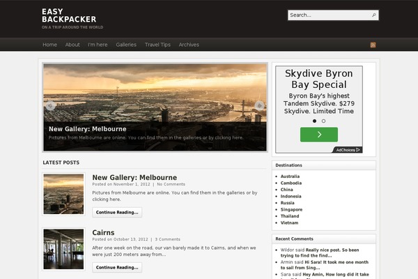 Arras WP theme theme site design template sample