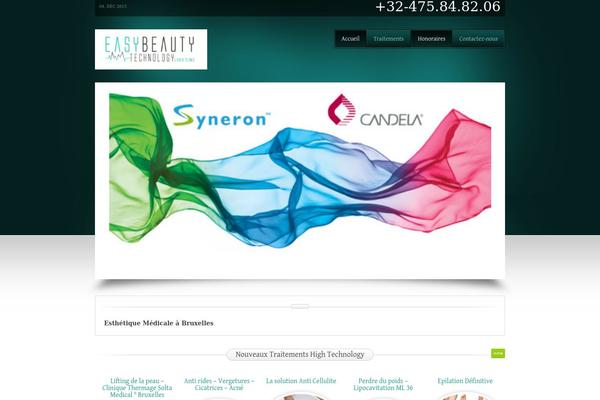 Beauty Salon theme site design template sample