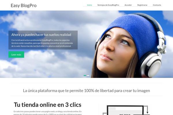 Site using Cherry-blog-layouts plugin