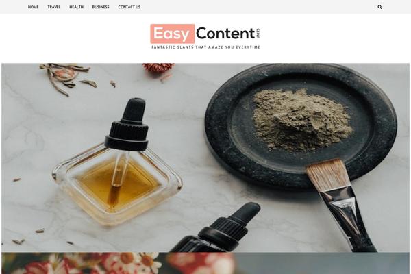 Veronika theme site design template sample