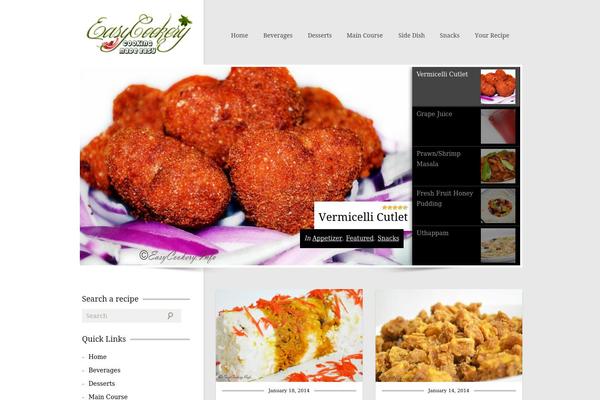CookingPress theme site design template sample
