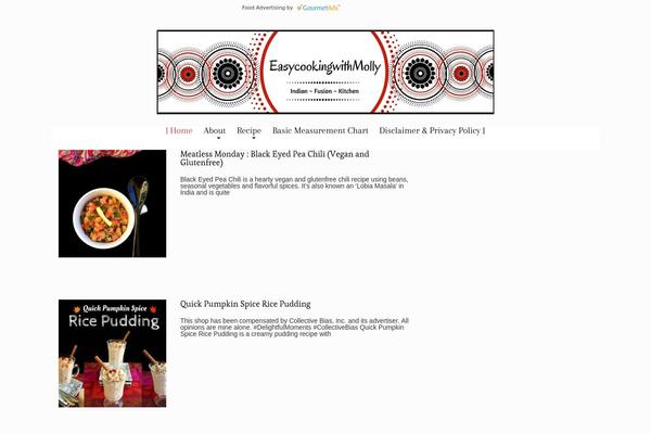 easycookingwithmolly.com site used Cookbook