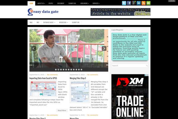 Newscom theme site design template sample