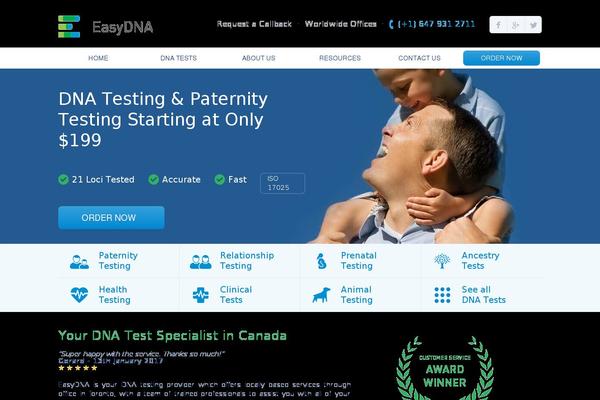 easydna.ca site used Easydna1