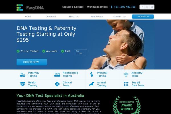 Easydna1 theme site design template sample