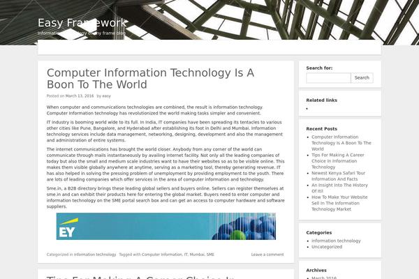 Material theme site design template sample
